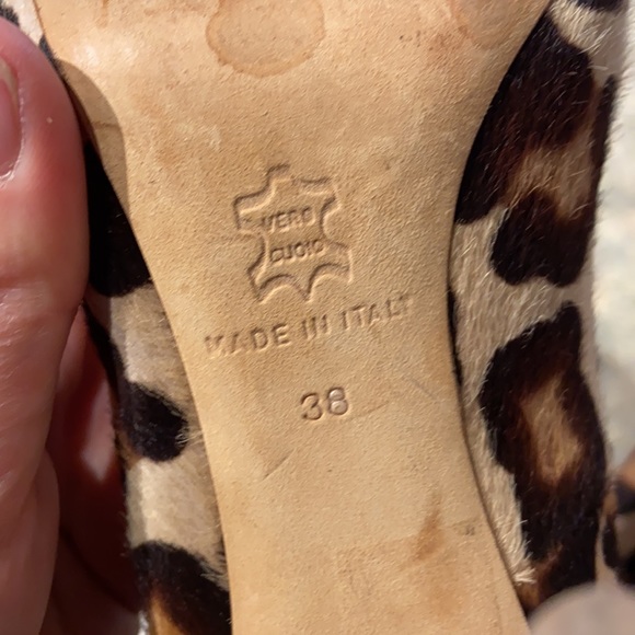 Kurt Geiger pony hair leopard heels - Picture 6 of 7